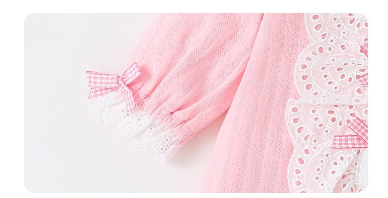 Baby Girl Pink Bow Onesie