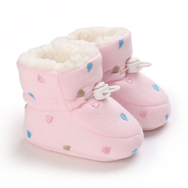 Baby Pink Heart Boots